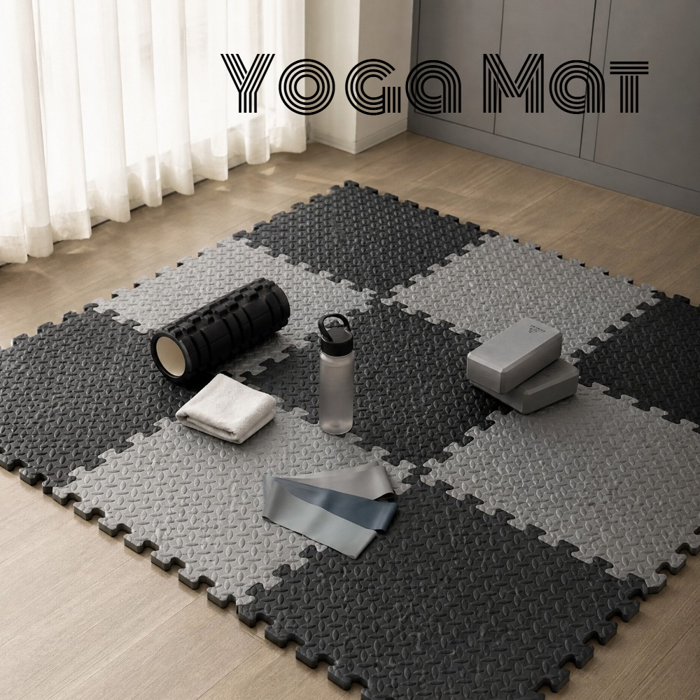 Home Gym On Carpet - 8/16Pcs Impact-Resistant EVA Gym Floor Mat
