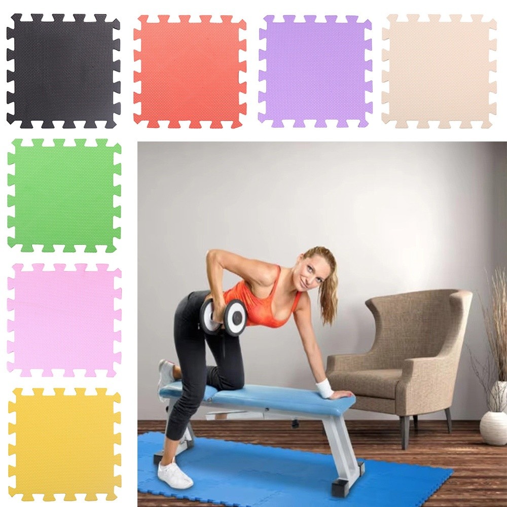 Home Gym Yoga Mat - Easy Clean EVA Foam Play Mat