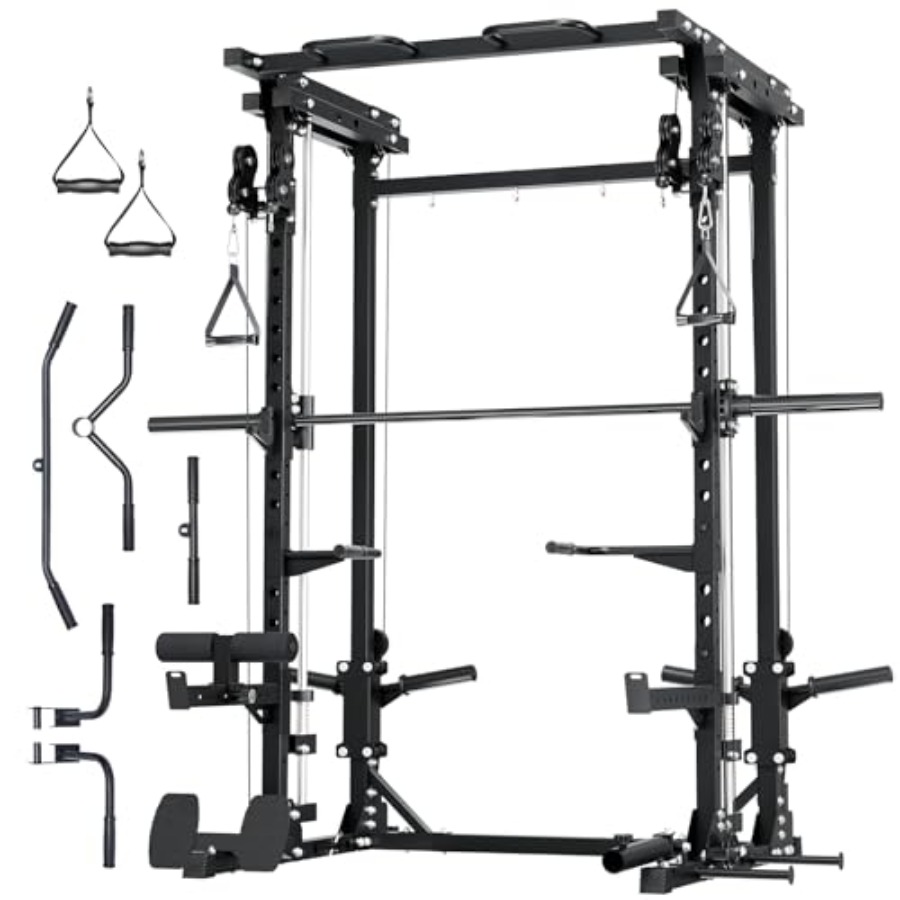 Home Gym Rack With Cables - Home gym power rack with dual