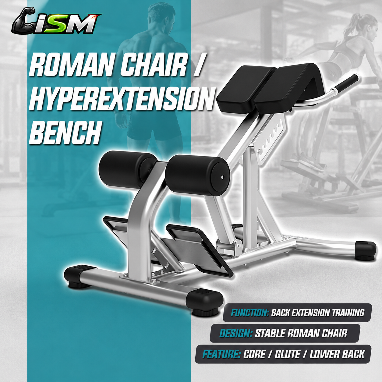 Hyperextension Bench Adjustabl - Home Gym Hamstring Exercises reseña y precio