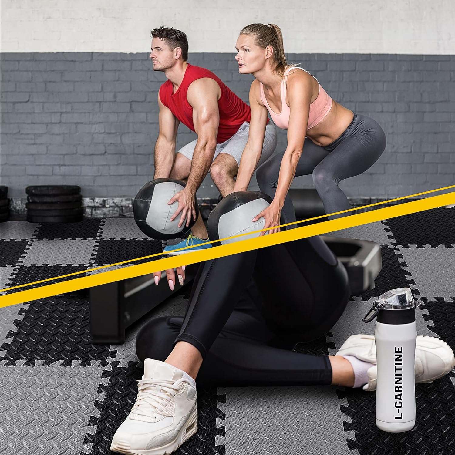 8/16Pcs Impact-Resistant EVA G - Home Gym On Carpet reseña y precio