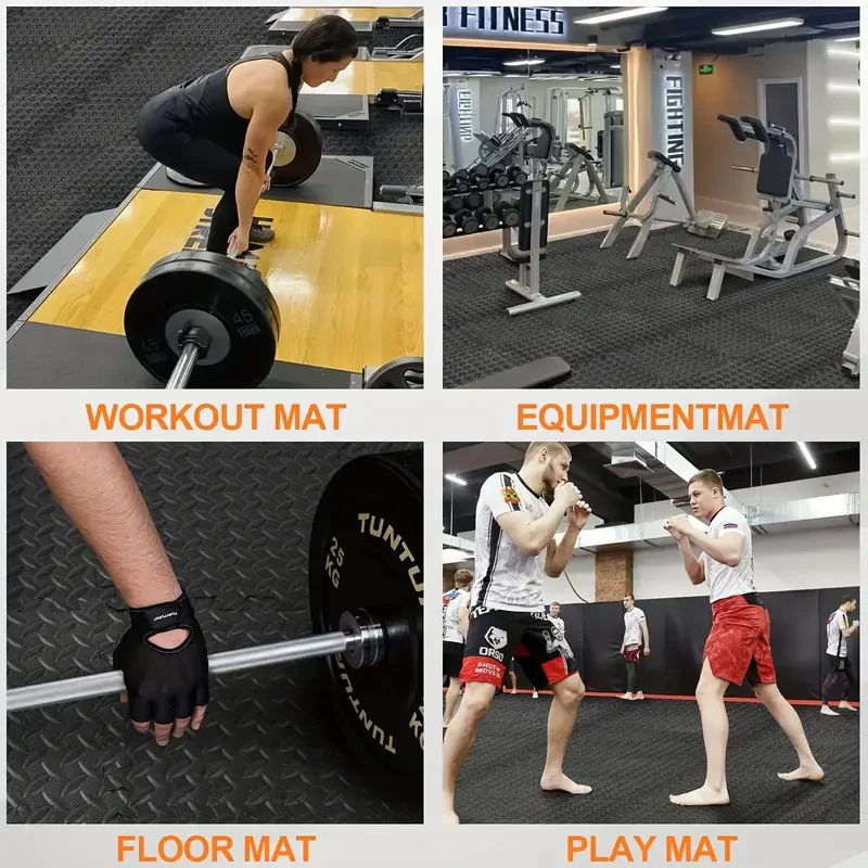 8/16Pcs Impact-Resistant EVA G - Home Gym On Carpet reseña y precio