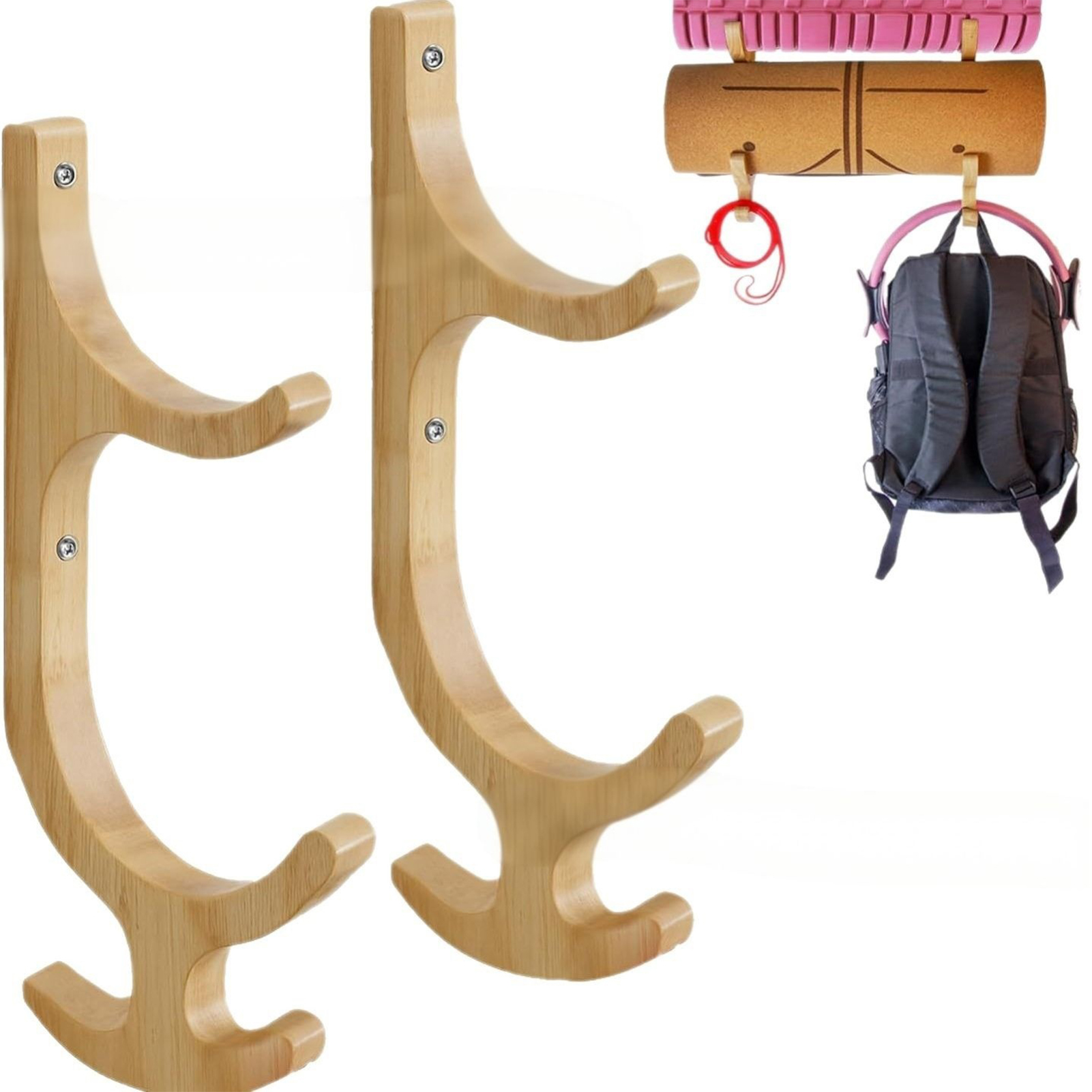 2piece Resistance Band Holder  - Home Gym Yoga Mat reseña y precio