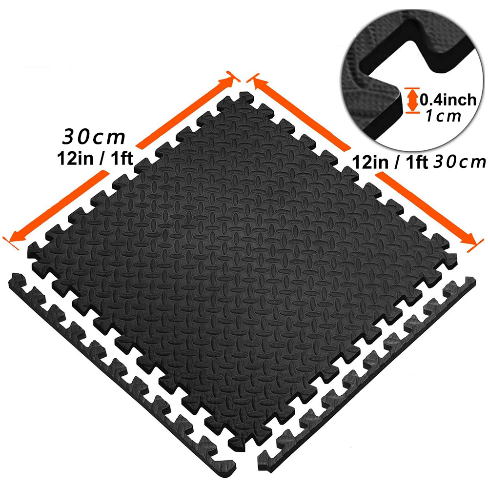Puzzle Fitness Mat EVA Interlo - Home Gym On Carpet reseña y precio