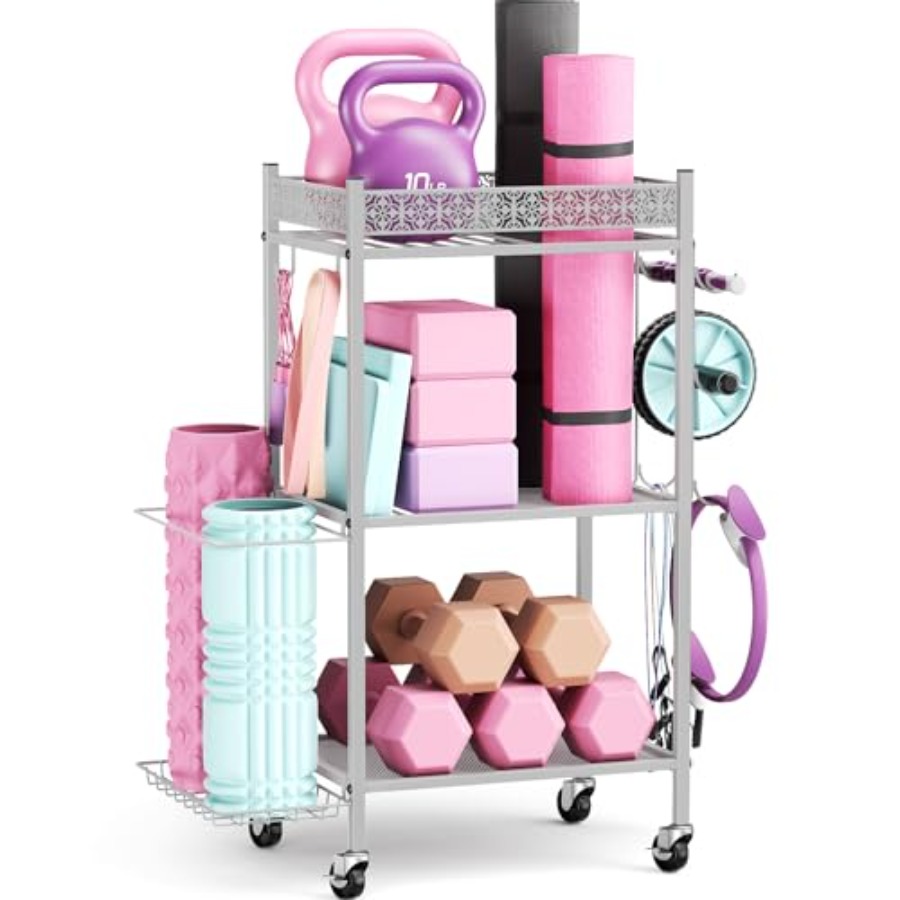 Yoga Mat Storage Rack Home Gym - Home Gym Yoga Storage reseña y precio