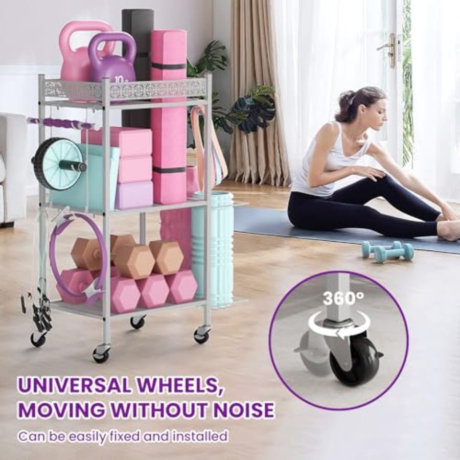 Yoga Mat Storage Rack Home Gym - Home Gym Yoga Storage reseña y precio
