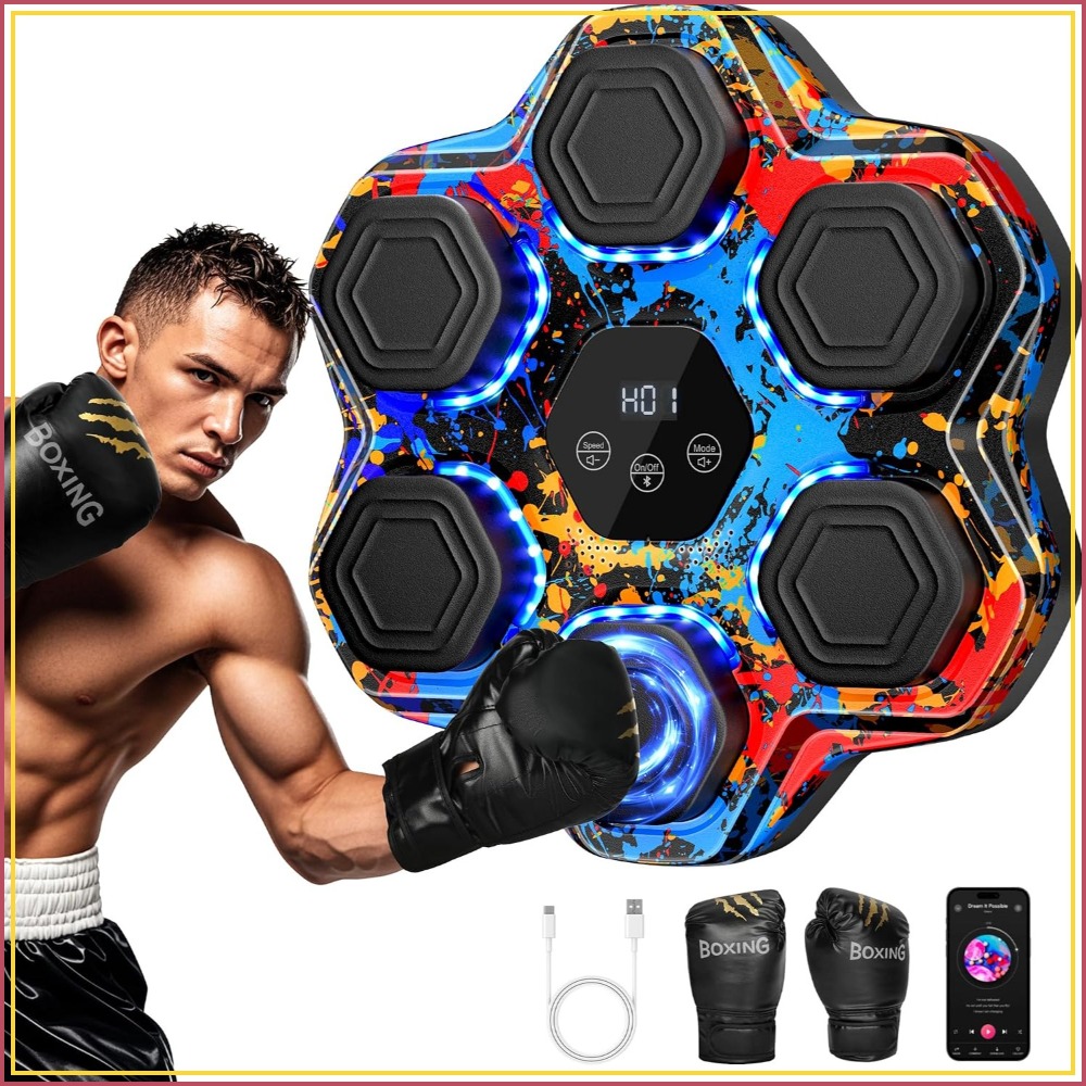 Interactive Music Boxing Machi - Home Gym Wall Mounted reseña y precio