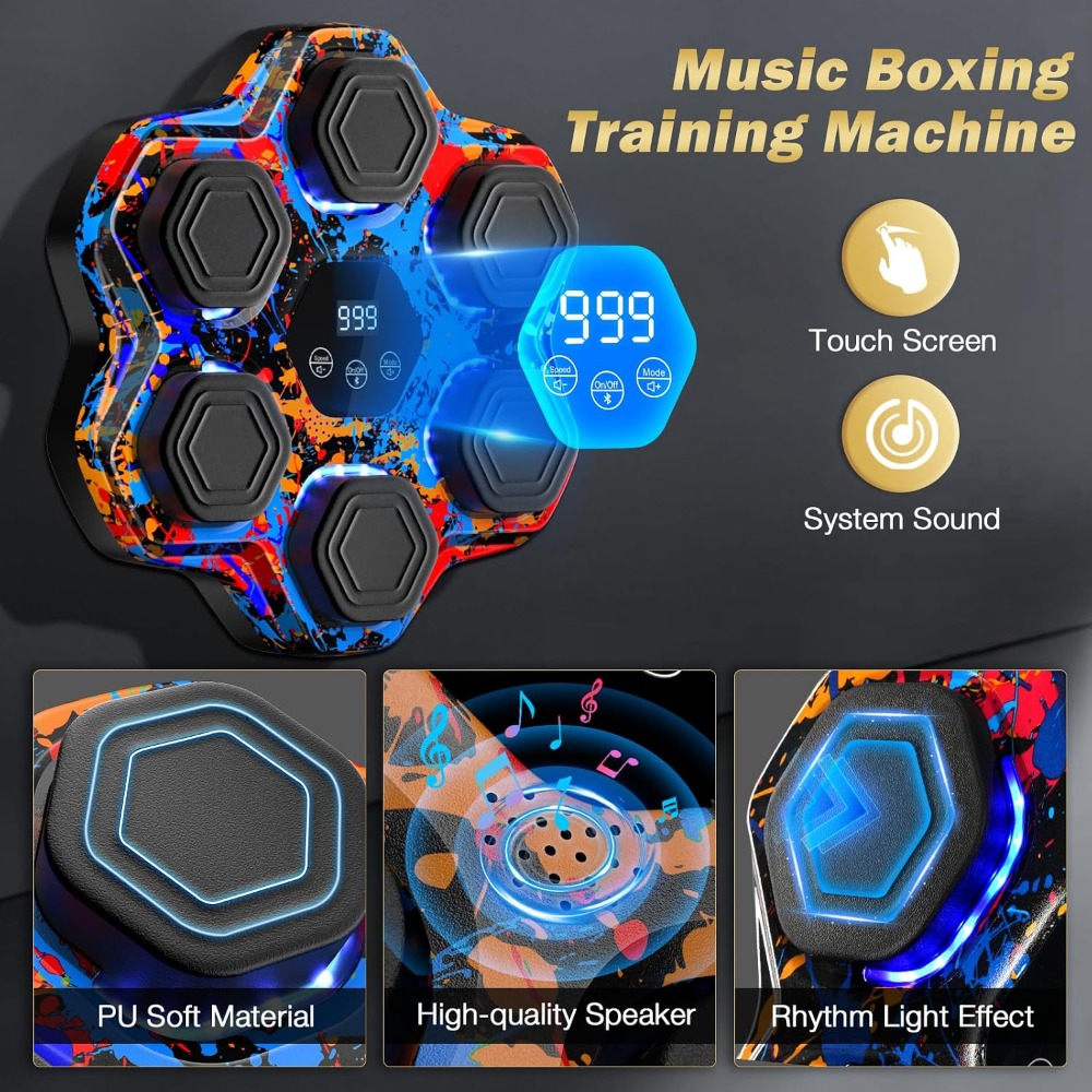 Interactive Music Boxing Machi - Home Gym Wall Mounted reseña y precio