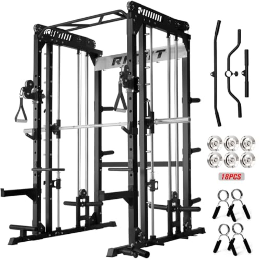 Home gym squat rack power cage - Home Gym Rack With Cables reseña y precio