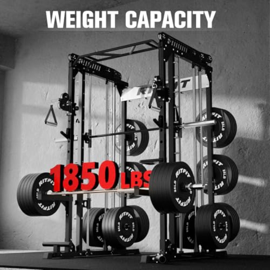 Home gym squat rack power cage - Home Gym Rack With Cables reseña y precio