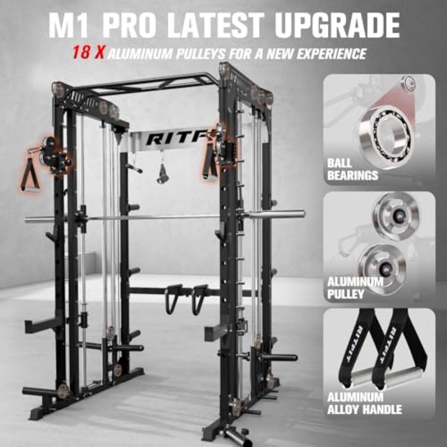 Home gym squat rack power cage - Home Gym Rack With Cables reseña y precio