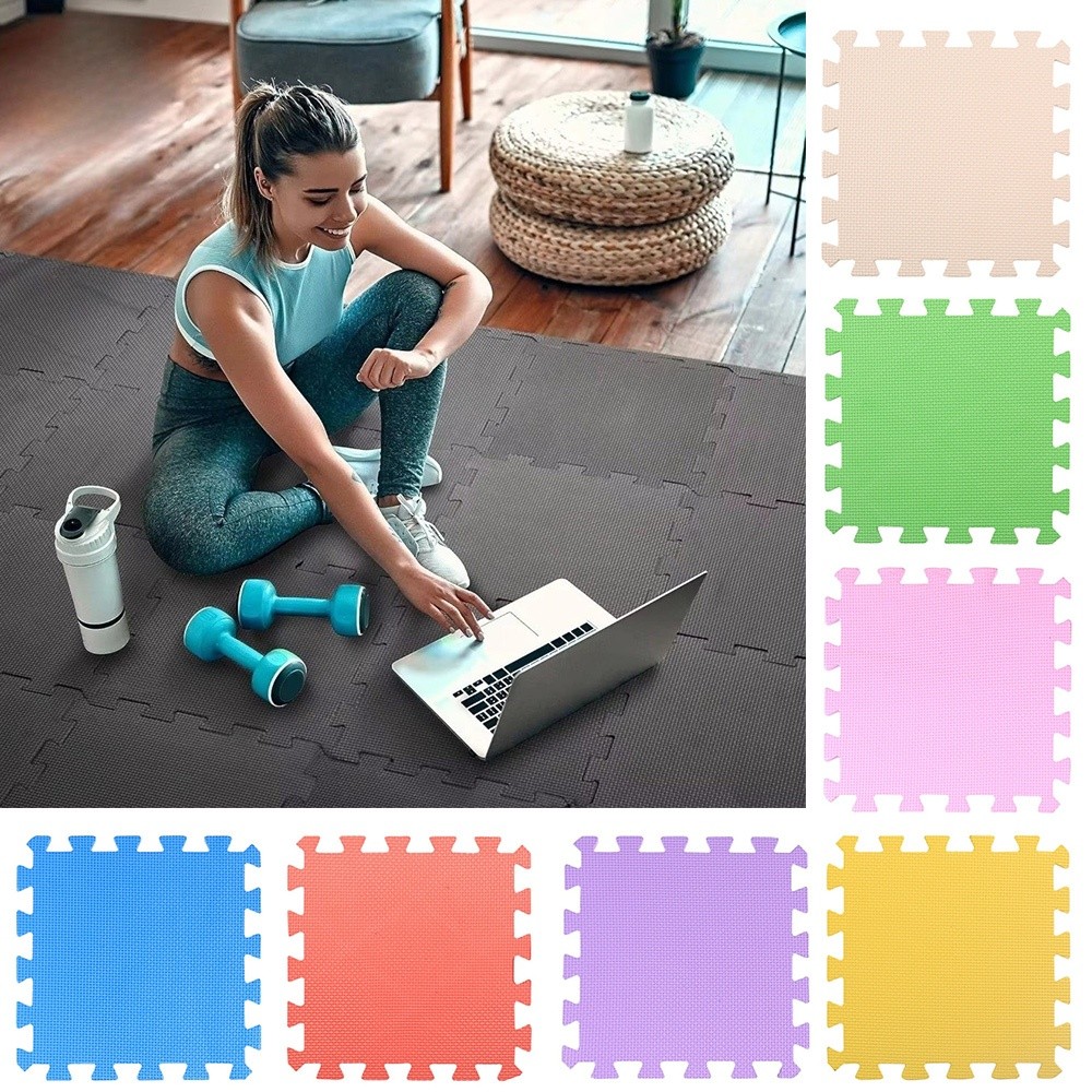 Easy Clean EVA Foam Play Mat I - Home Gym Yoga Mat reseña y precio