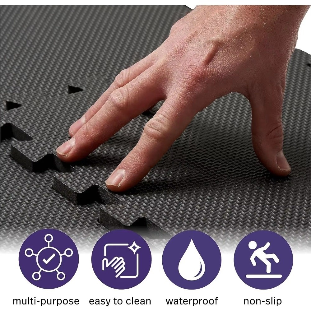 Easy Clean EVA Foam Play Mat I - Home Gym Yoga Mat reseña y precio