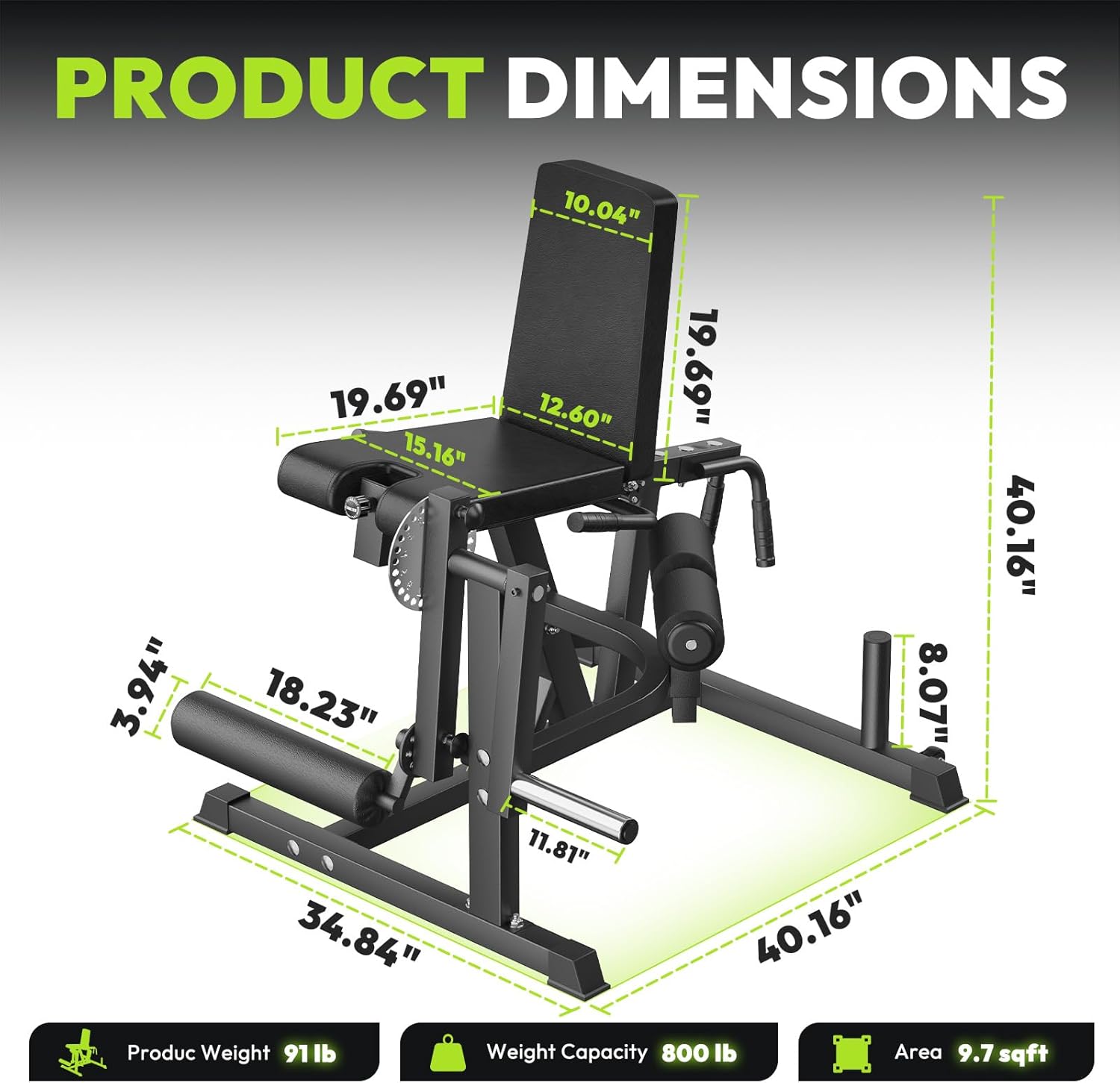Adjustable 8-in-1 Plate-Loaded - Home Gym Hamstring Exercises reseña y precio