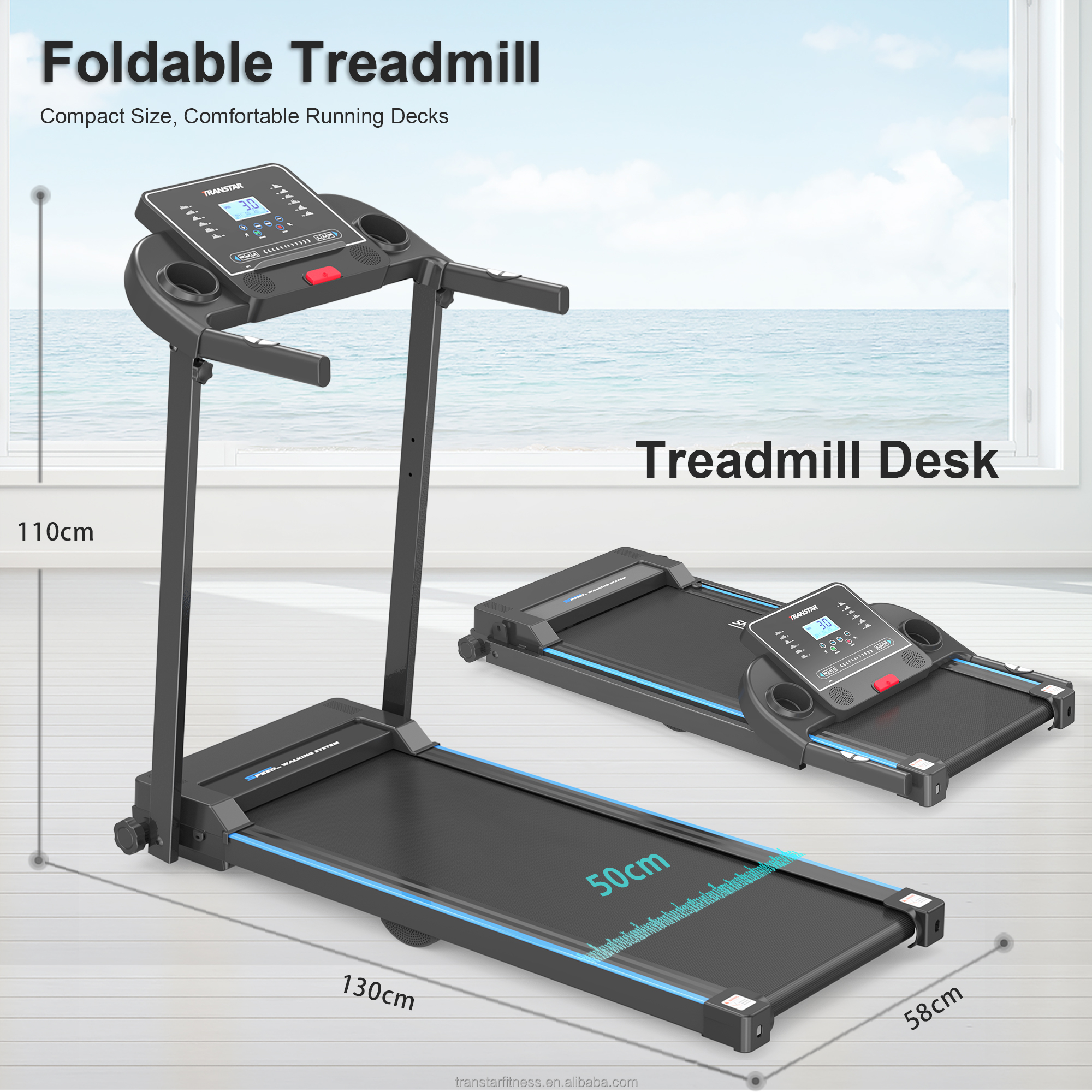 2.5HP Motor Foldable Electric  - Home Gym Tunturi reseña y precio