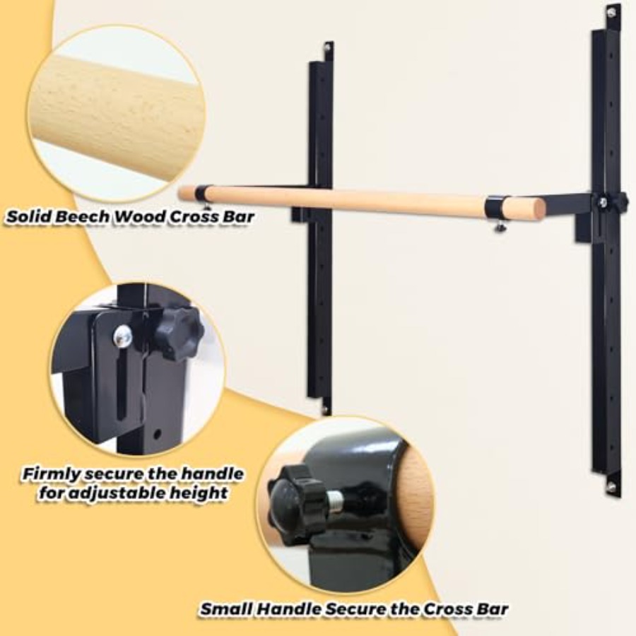 Wall Mounted Ballet Barre 4ft  - Home Gym Wall Mounted reseña y precio