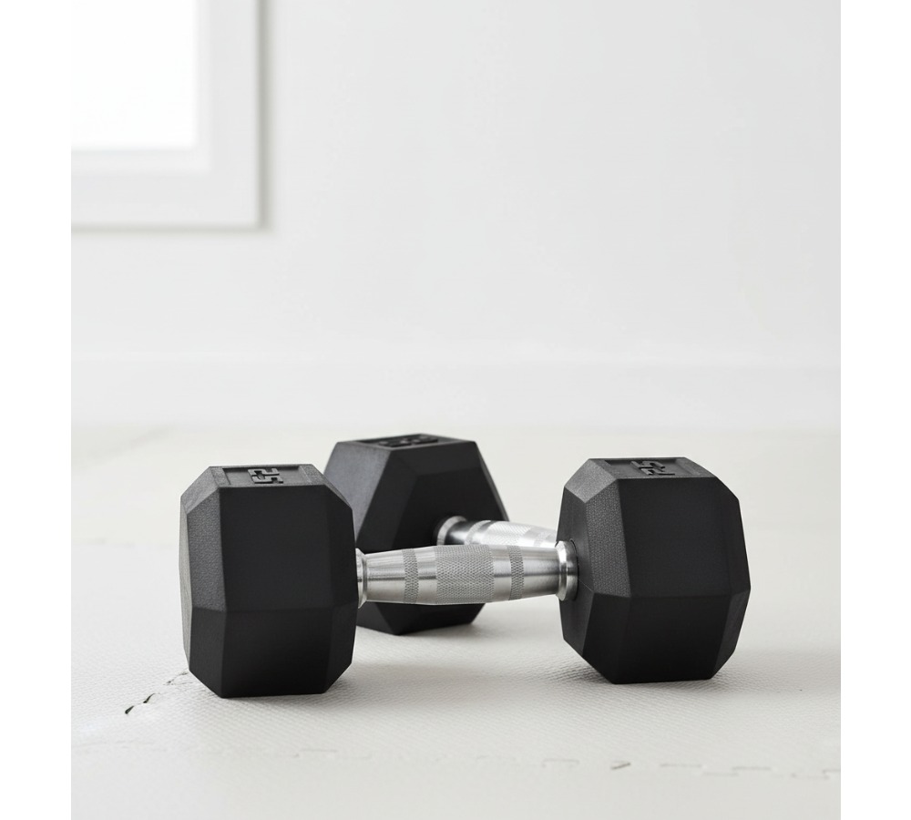 Coated Dumbbell Weight Set | 1 - Home Gym Tunturi reseña y precio