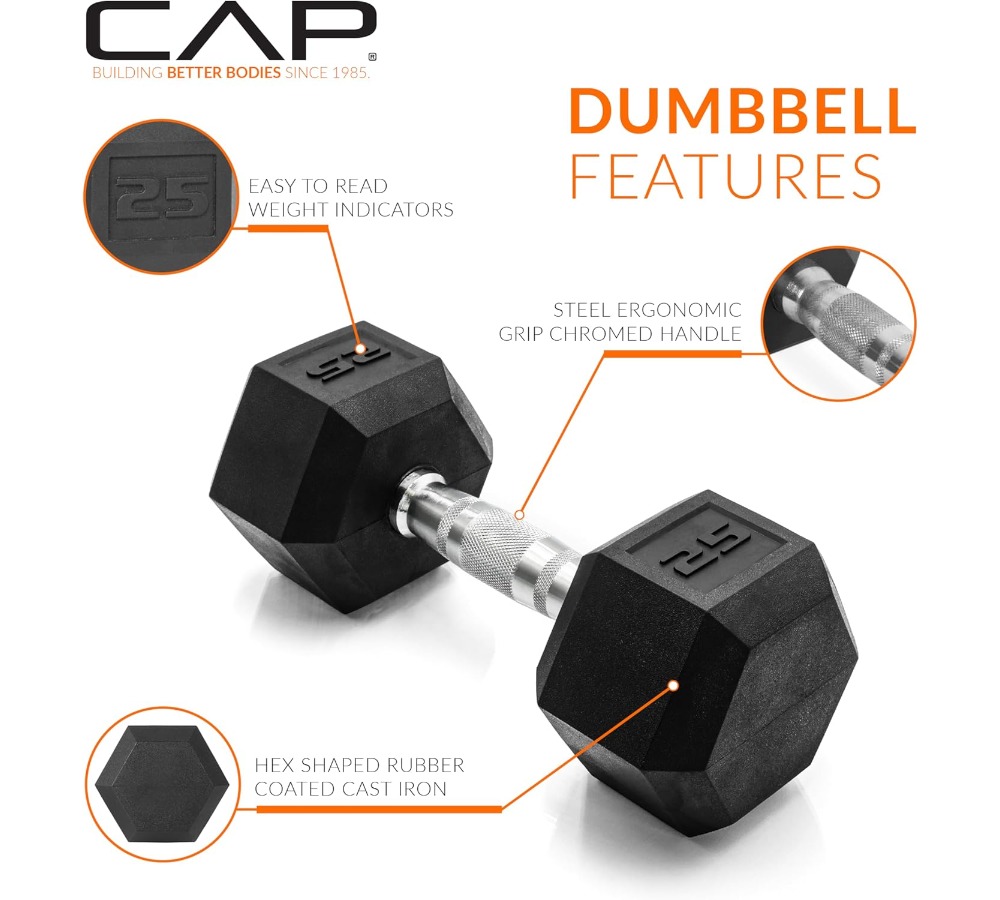 Coated Dumbbell Weight Set | 1 - Home Gym Tunturi reseña y precio