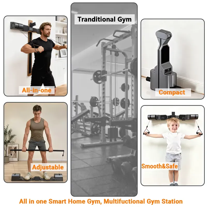 Multi Functional Gym Equipment - Home Gym Rack With Cables reseña y precio