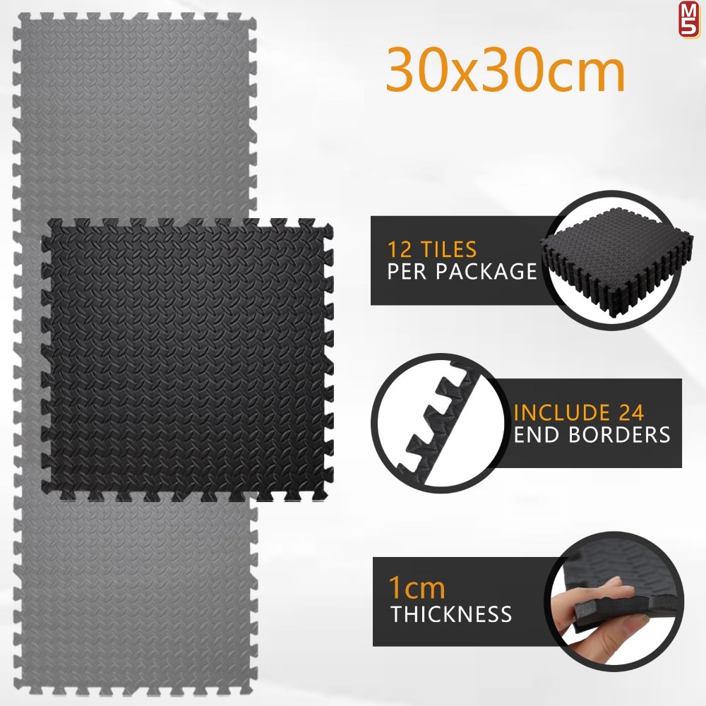 Massage Cushion EVA Foam Puzzl - Home Gym On Carpet reseña y precio