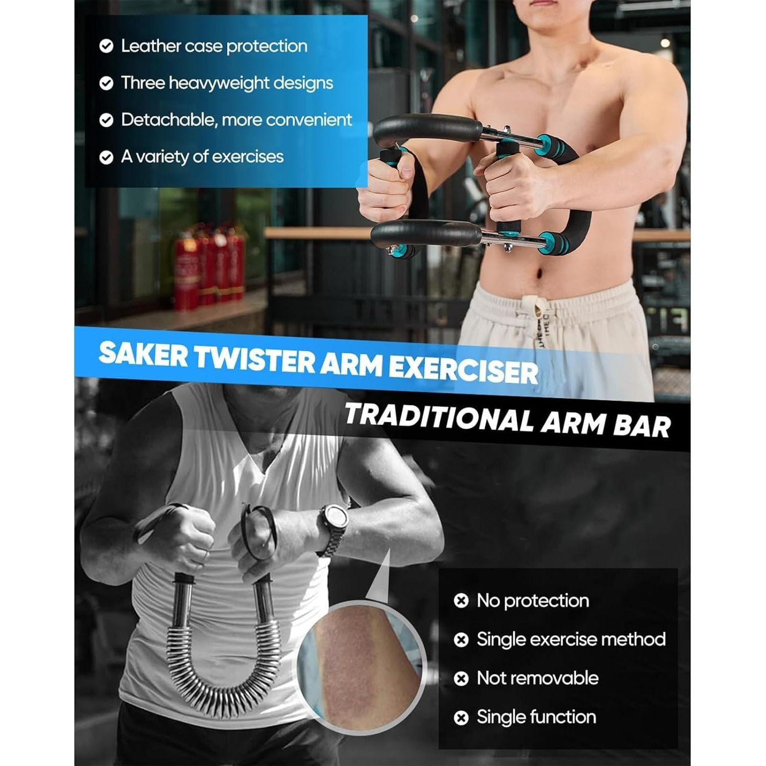 3-Position Twister Arm Trainer - Home Gym Upper Body Workout reseña y precio