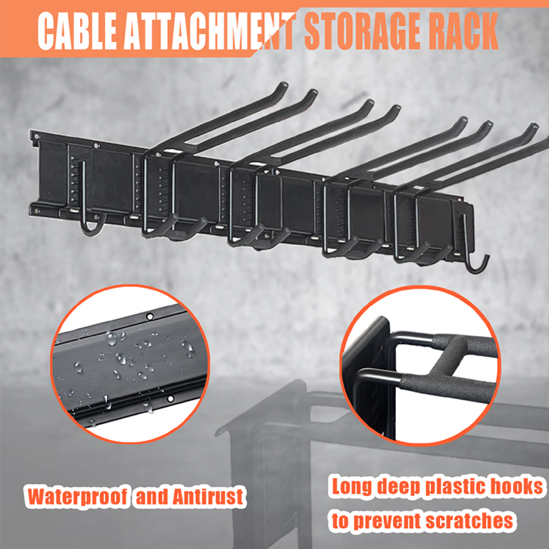 Wall Mounted Gym Accessory Sto - Home Gym Rack With Cables reseña y precio