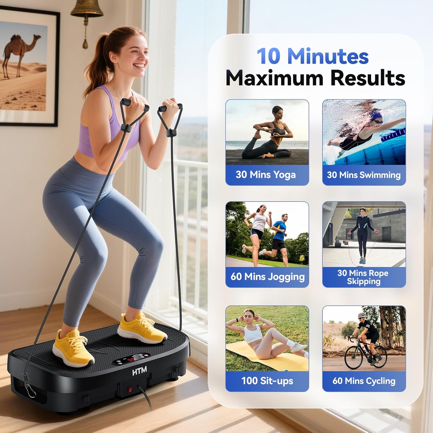 Vibration Plate Fat Burning Fi - Home Gym Tunturi reseña y precio