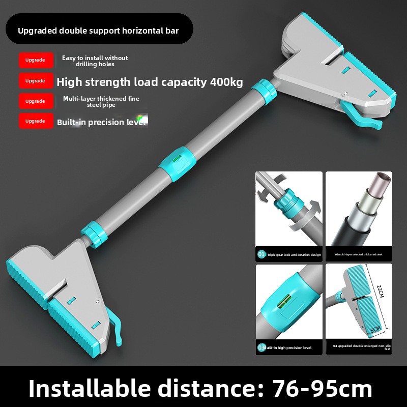 No-Drill Door Frame Pull up Ba - Home Gym Wall Mounted reseña y precio