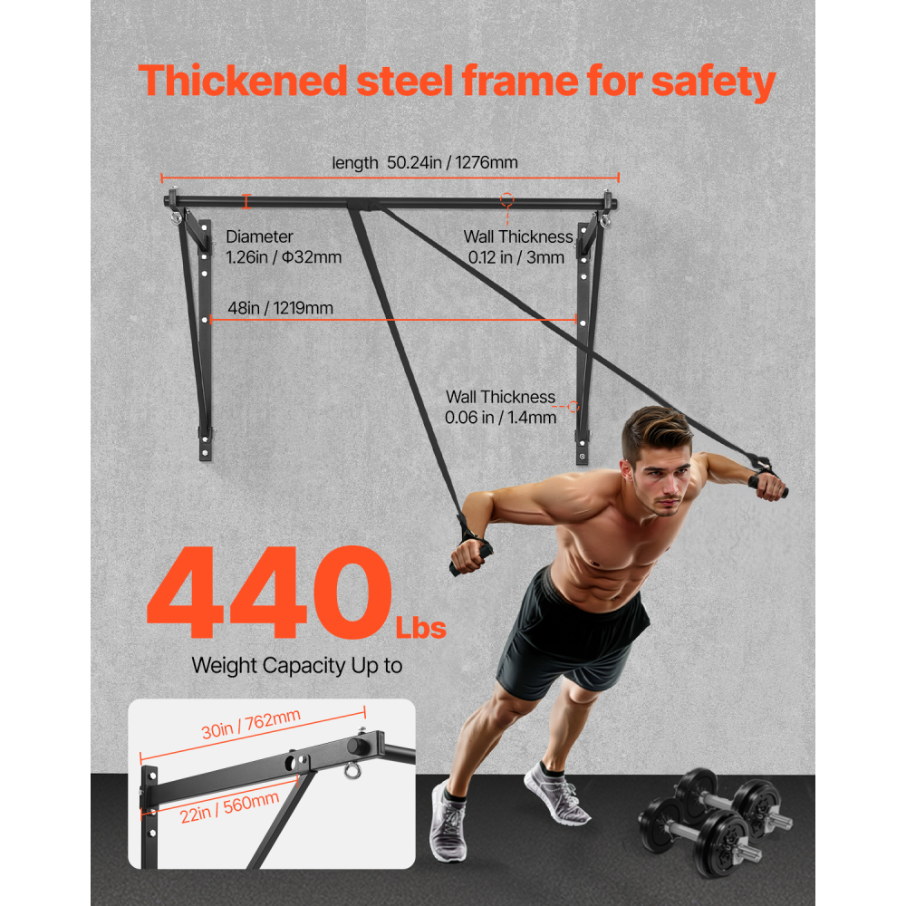 Ye Wall Mounted Heavy Duty Pul - Home Gym Wall Mounted reseña y precio