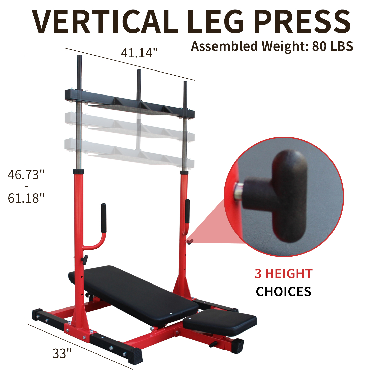 td-OEM Factory Commercial Leg  - Vertical Leg Press reseña y precio