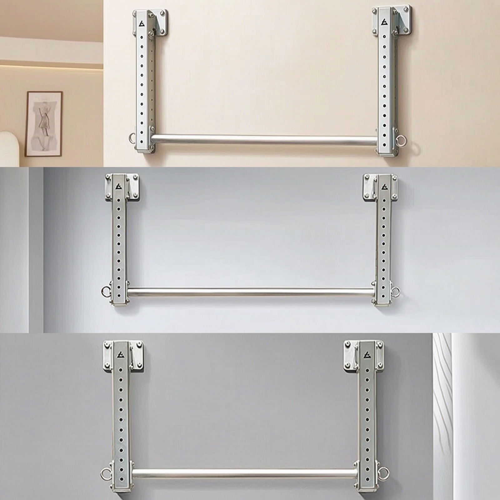 Pull-up Bar with Hanging Rings - Home Gym Wall Mounted reseña y precio
