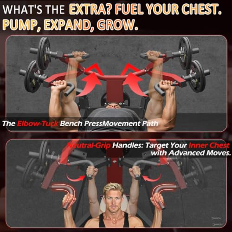 Home Gym Chest Press Machine:  - Home Gym Upper Body Workout reseña y precio