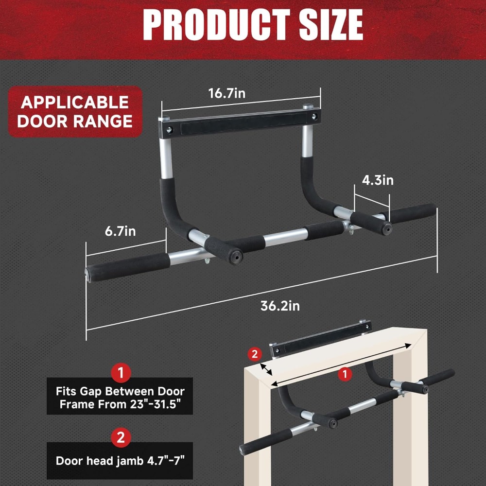 Adjustable Pull-Up Bar for Doo - Suspension Trainer Door reseña y precio