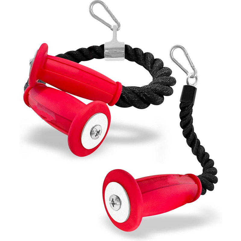 Ergonomic Tricep Ropes Non-Sli - Home Gym Academy reseña y precio