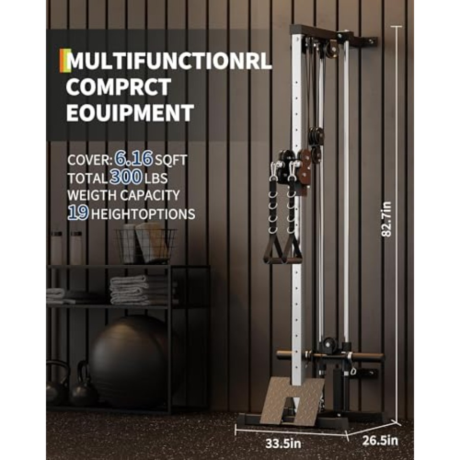 Wall Mount Cable Station for h - Home Gym Wall Mounted reseña y precio
