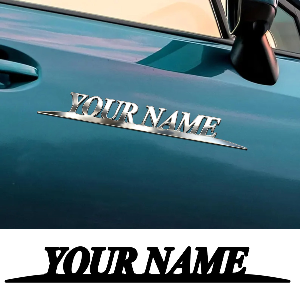 Metal Trendy YOUR NAME Sticker - Weight Plate Bumper reseña y precio