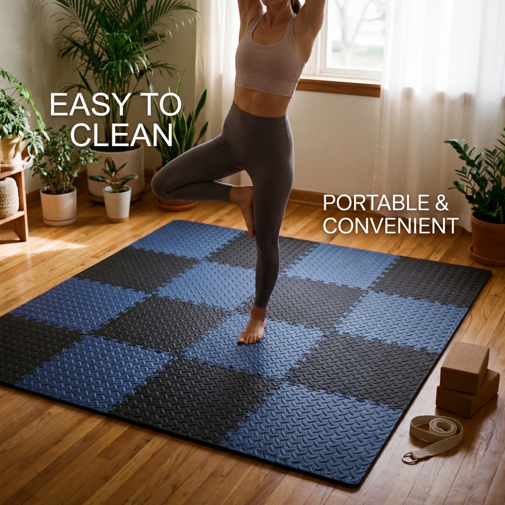 Interlocking EVA 2.5cm Thick F - Home Gym On Carpet reseña y precio