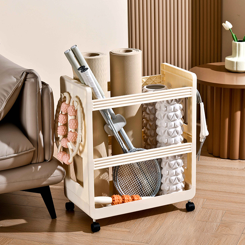 Yoga Supplies Storage Rack Mov - Home Gym Yoga Storage reseña y precio