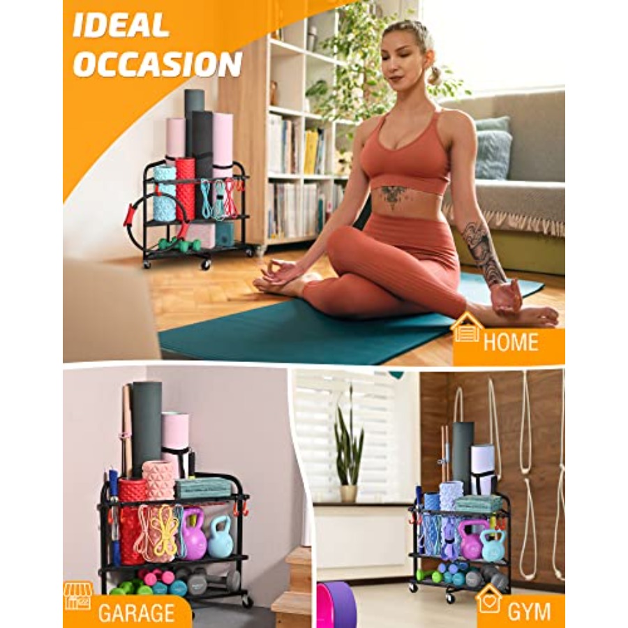 Weight Rack for Dumbbells Home - Home Gym Yoga Storage reseña y precio