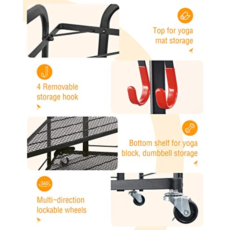 Weight Rack for Dumbbells Home - Home Gym Yoga Storage reseña y precio