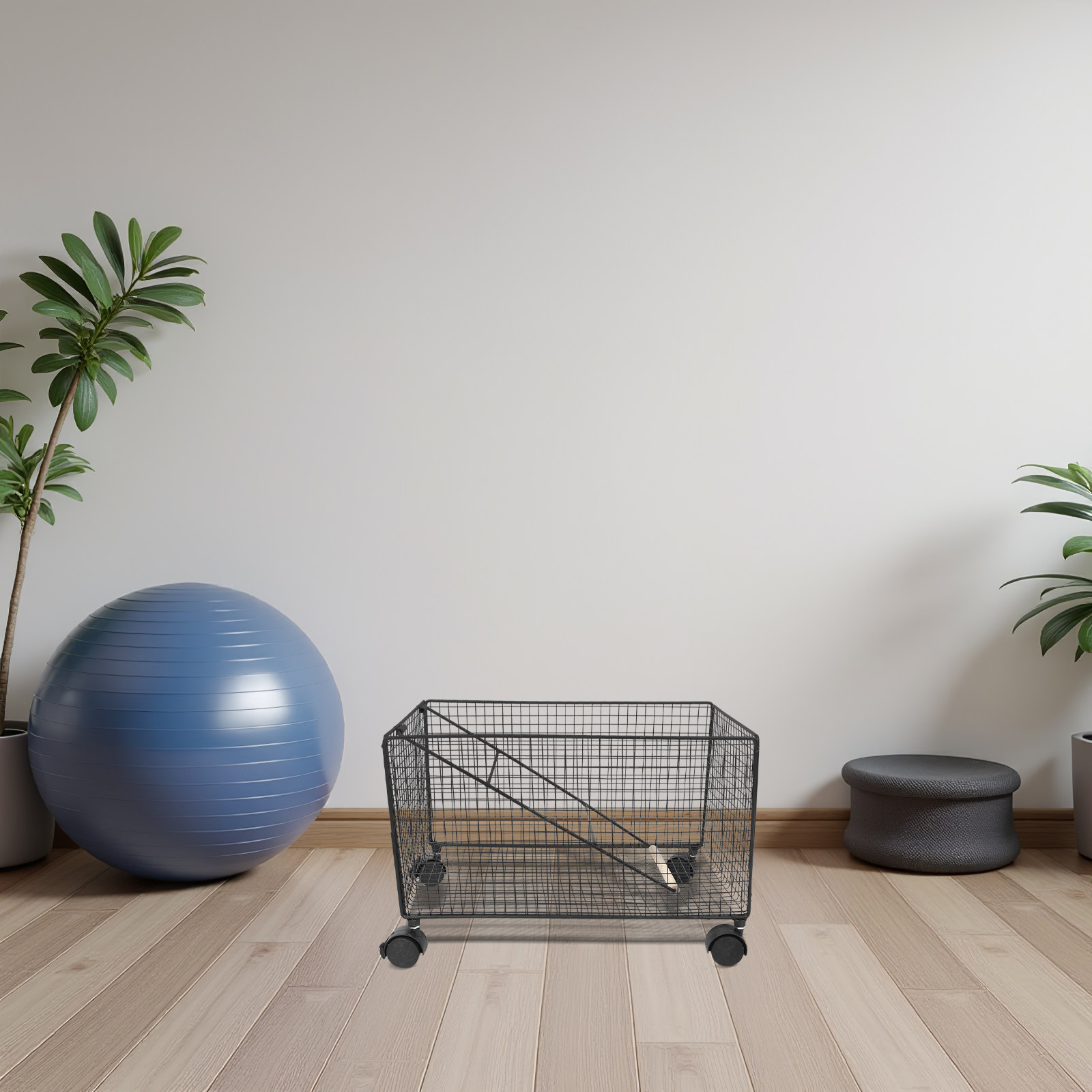 Gym Equipment Rack Organizer w - Home Gym Yoga Storage reseña y precio