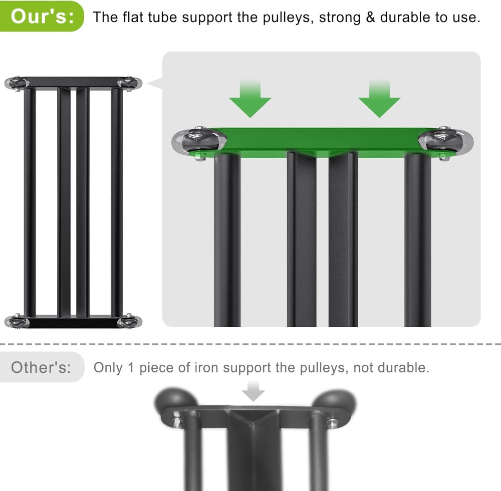 Glute Ham Glider Heavy Duty, E - Home Gym Hamstring Exercises reseña y precio