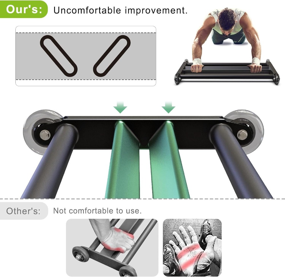 Glute Ham Glider Heavy Duty, E - Home Gym Hamstring Exercises reseña y precio