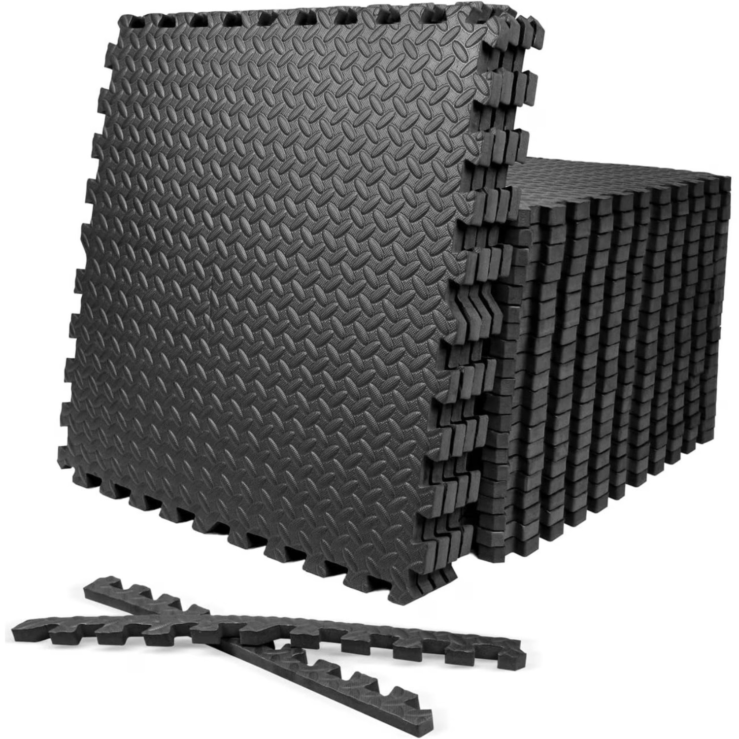 10mm Thick EVA Gym Floor Tiles - Home Gym On Carpet reseña y precio