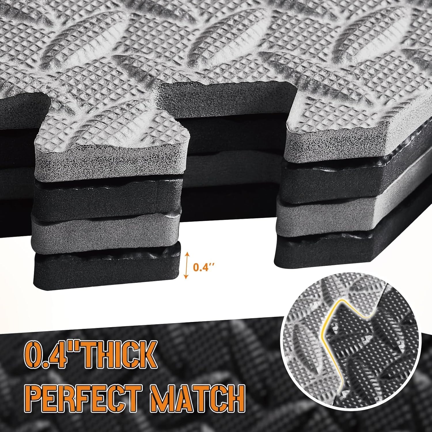 10mm Thick EVA Gym Floor Tiles - Home Gym On Carpet reseña y precio
