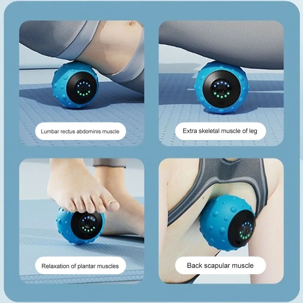 New Vibrating Massage Ball Ele - Home Gym Online reseña y precio