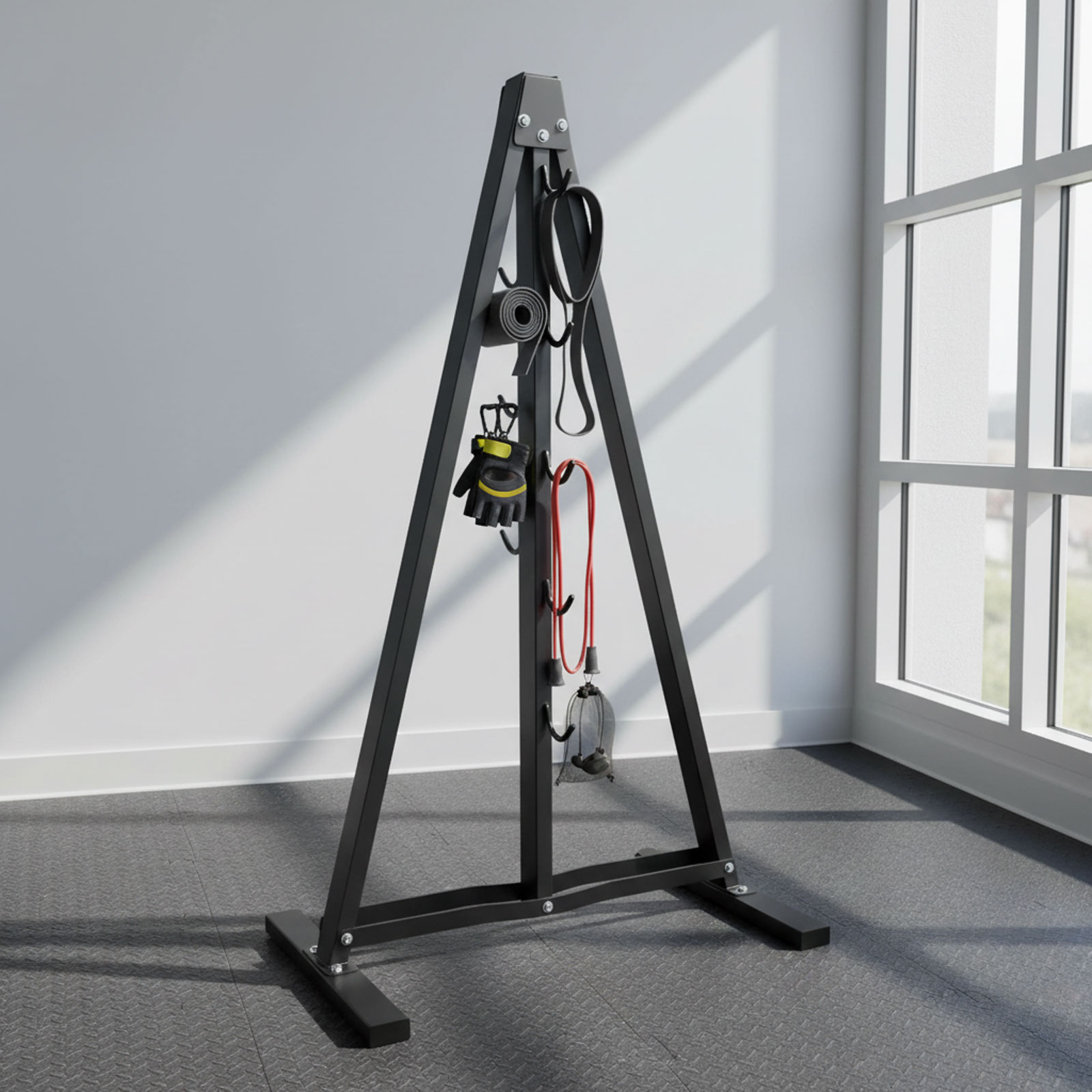 Lat Pull Down Bar Organizer wi - Home Gym Rack With Cables reseña y precio