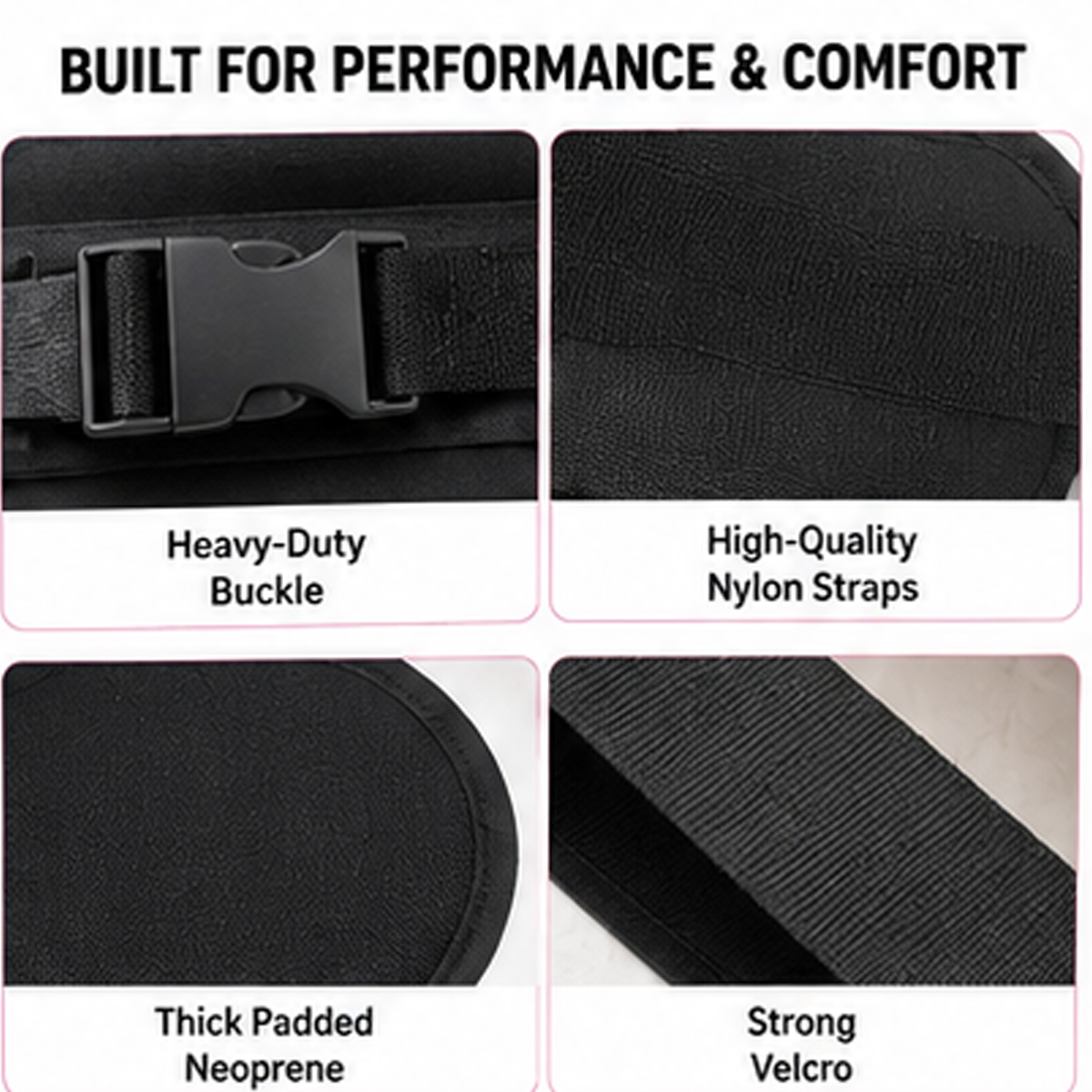 Heavy Duty Nylon Hip Thrust Be - Home Gym Academy reseña y precio