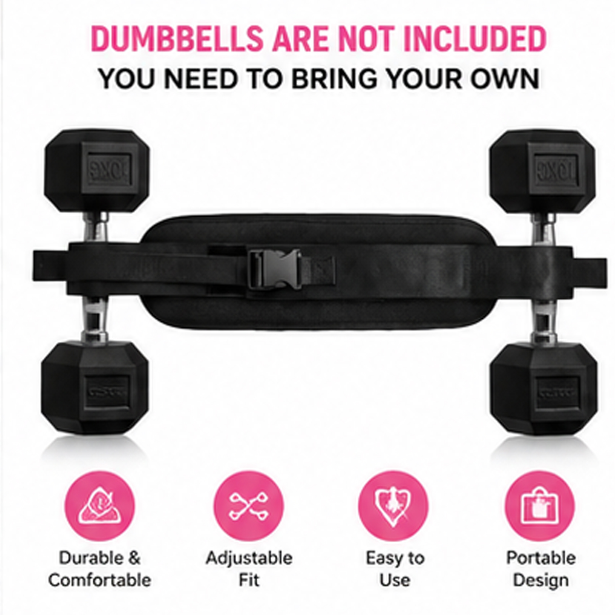Heavy Duty Nylon Hip Thrust Be - Home Gym Academy reseña y precio