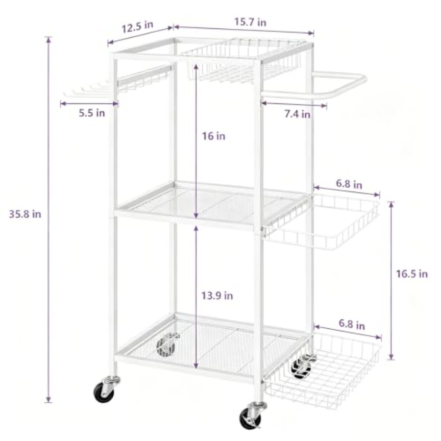 Workout Equipment Storage Rack - Home Gym Yoga Storage reseña y precio